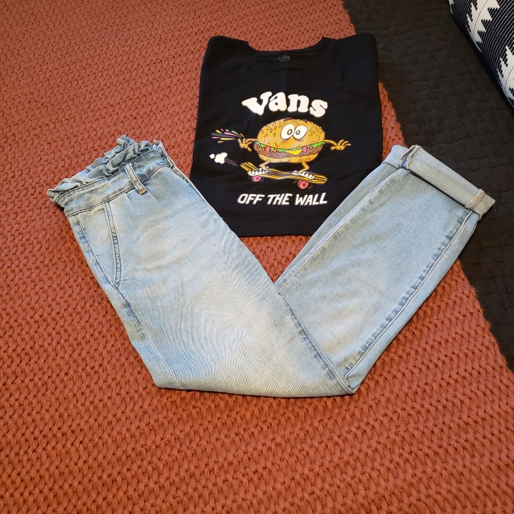 Adorable Ruffle Skinny Jeans